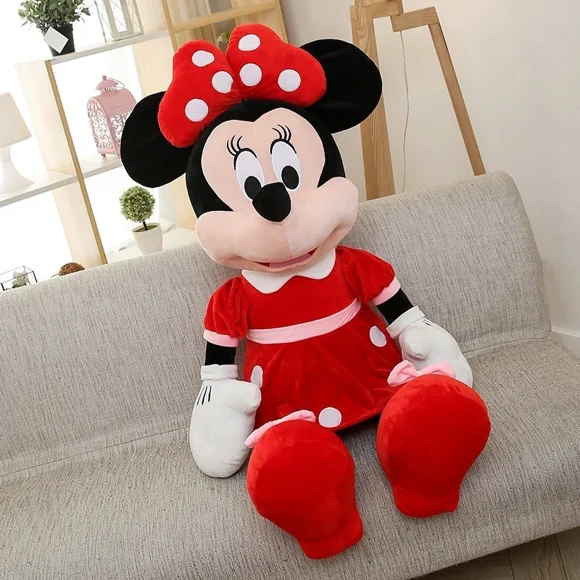 40-100cm Stuffed Mickey&Minnie Mouse Plush Toy Soft Goofy Pluto Donald Duck Mickey Minnie Dolls Birthday Wedding Gifts for Kids