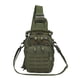 thumbnail image 5 of Bolso bandolera de pecho, bolso de hombro con bolsillo personal, bolso de hombro para trekking Verde, 5 of 9