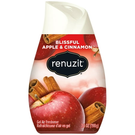 Renuzit Gel Air Freshener, Blissful Apple & Cinnamon, 7.0 (Best Air Freshener For Men)