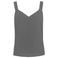 thumbnail image 3 of LYXSSBYX Plus Size Tank Tops for Women Clearance Women's Sleeveless V-Neck Solid Color Block T-Shirt Loose Casual Tank, 3 of 4