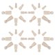 thumbnail image 1 of Paquete de 48 Muñecos con Clavijas de Sin Terminar, Formas de Personas con Clavijas Familiares, Cuerpos de , de , para Pin BLESIY Muñecas de madera, 1 of 8