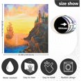 thumbnail image 3 of GZHJMY Sunset Boat Dishwasher Magnet Cover, Kitchen Dish Washer Door Panel Magnetic Sticker Home Appliancesative Stickers for Home Kitchen Farmhouse, 20 W x 26 H Inch Home Decor, 3 of 6