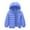 Sky Blue, variant on Toddler Winter Coat Boys Puffer Jacket with Pocket Zipper Winter Hoodies Coat Windproof Warm Thick Parka for Teen 5-6 Years