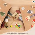 thumbnail image 2 of Bolsas Papel Kraft, Bolsas de papel café con asa, Bolsa Kraft Marrón para Embalaje de Regalo, Bolsas para fiestas, bodas, Navidad, tiendas, 2 of 4