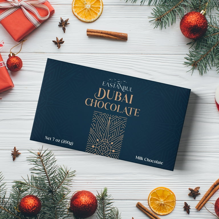 Eastanbul Dubai Chocolate Bar Pistachio, Kunafa, 7oz, Halal