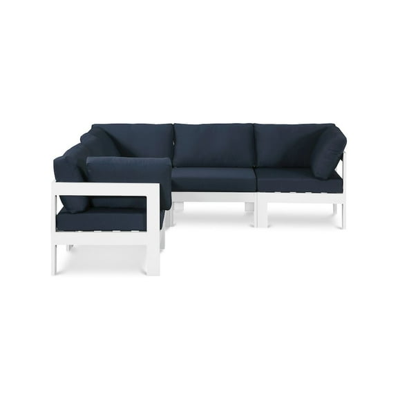 Meridian Furniture Nizuc Navy Outdoor Patio Modular Sectional