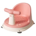 thumbnail image 1 of Asiento de baño para bebé, ajustable, ergonómico, antideslizante, con ventosas fuertes, color rosa Sakura, 1 of 12