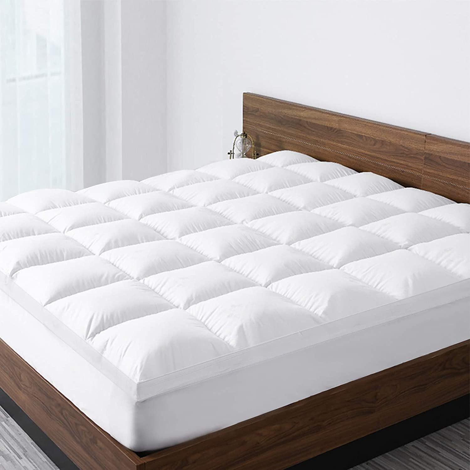 Details about   New Extra Thick Pillow Top Pad Topper Bed Cover Queen Size  Memory Foam Mattress 