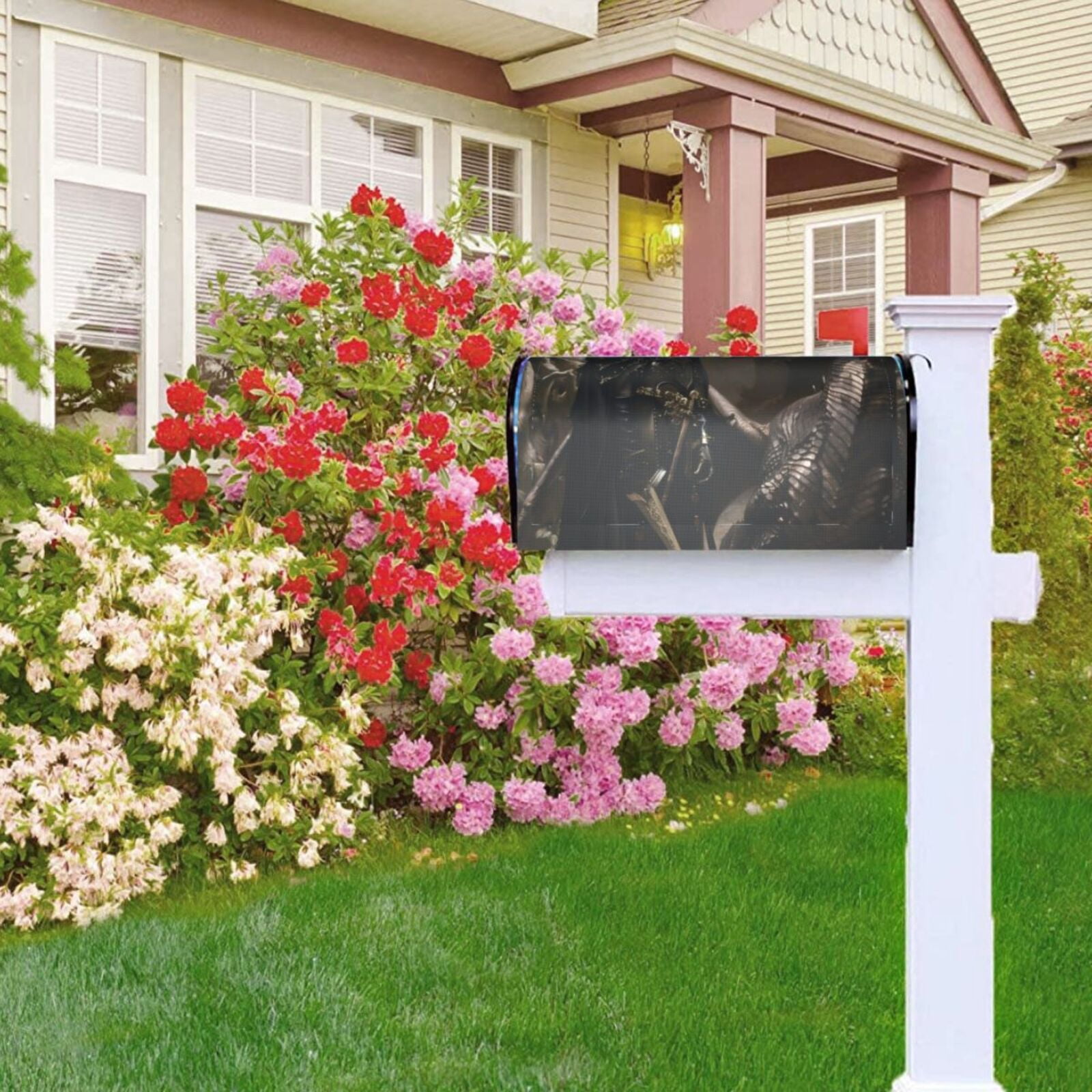 Kdxio Magnetic Mailbox Cover 21x18 in Mailbox Cover Outdoor Decoration Holiday Mailbox Covers for Home Garden Yard-21x18 in