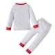 thumbnail image 3 of Conjunto de ropa de Navidad para niños y niñas, pijamas de manga larga, camiseta, Tops y pantalones, 2 piezas, ropa de dormir para el hogar, 3 of 3