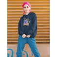 thumbnail image 2 of Muslim Woman Color Portrait Hoodie Women -Image by Shutterstock, Female 5X-Large, 2 of 4