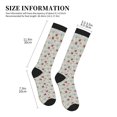 thumbnail image 2 of Picia Funny Cat White Printed Sports Compression Socks - 15-20mmHg Graduated Compression, High-Performance Soft and Breathable Socks for Men and Women, 2 of 5