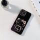 thumbnail image 1 of Hello Kitty-funda plegable para teléfono móvil, carcasa a prueba de golpes con espejo chapado, para IPhone 14, 13, 12, 11 Pro Max, 7, 8 Plus, 1 of 4
