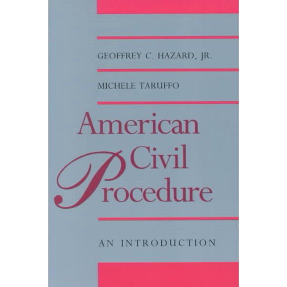 Pre-Owned Yale Contemporary Law Series: American Civil Procedure : An Introduction (Paperback)