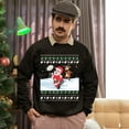 thumbnail image 5 of Christmas Sweatshirt, Funny Santa Reindeer Rugby Christmas Sweatshirt, Ugly Holiday Sweater, Xmas Sweatshirt for Men and Women, 5 of 5