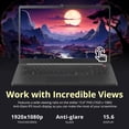 thumbnail image 5 of LG Gram 15.6" FHD Anti-Glare Touch Laptop, Intel Ultra 7 255U, 16GB DDR5, 2TB Storage (1TB SSD+1TB Docking Station), Intel Graphics, Copilot+ PC, Number Pad, HD Webcam, Wi-Fi 6, Win 11, Black, 5 of 9