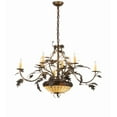 thumbnail image 2 of Meyda Tiffany 126808 Greenbriar Oak 11 Light 42" Wide Taper Candle Style Chandelier -, 2 of 7