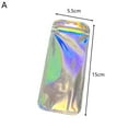 thumbnail image 3 of Soumake 50Pcs Holographic Bag Iridescent Leak-proof Waterproof Good Sealing Space-saving Jewelry Storage Plastic Clear Zippered Self Sealing Bag for Women, 3 of 8