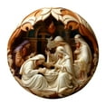 thumbnail image 1 of xihome Adorno navideño para rbol con colgante de bendicin de nacimiento, ideal para decorar el coche, la chimenea o como regalo navideño para el hogar., 1 of 6