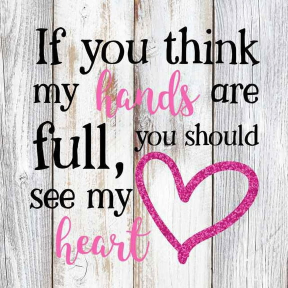 If you think my friends are full… Rustic Farmhouse Style White Wood Sign Wall Décor Gift 12 x 12 Wood Sign B3-12120001083