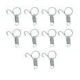 thumbnail image 1 of lionlar 10 Packs Elastic Metal Cage Door Spring Hook for Rabbit Cage Small, 1 of 9
