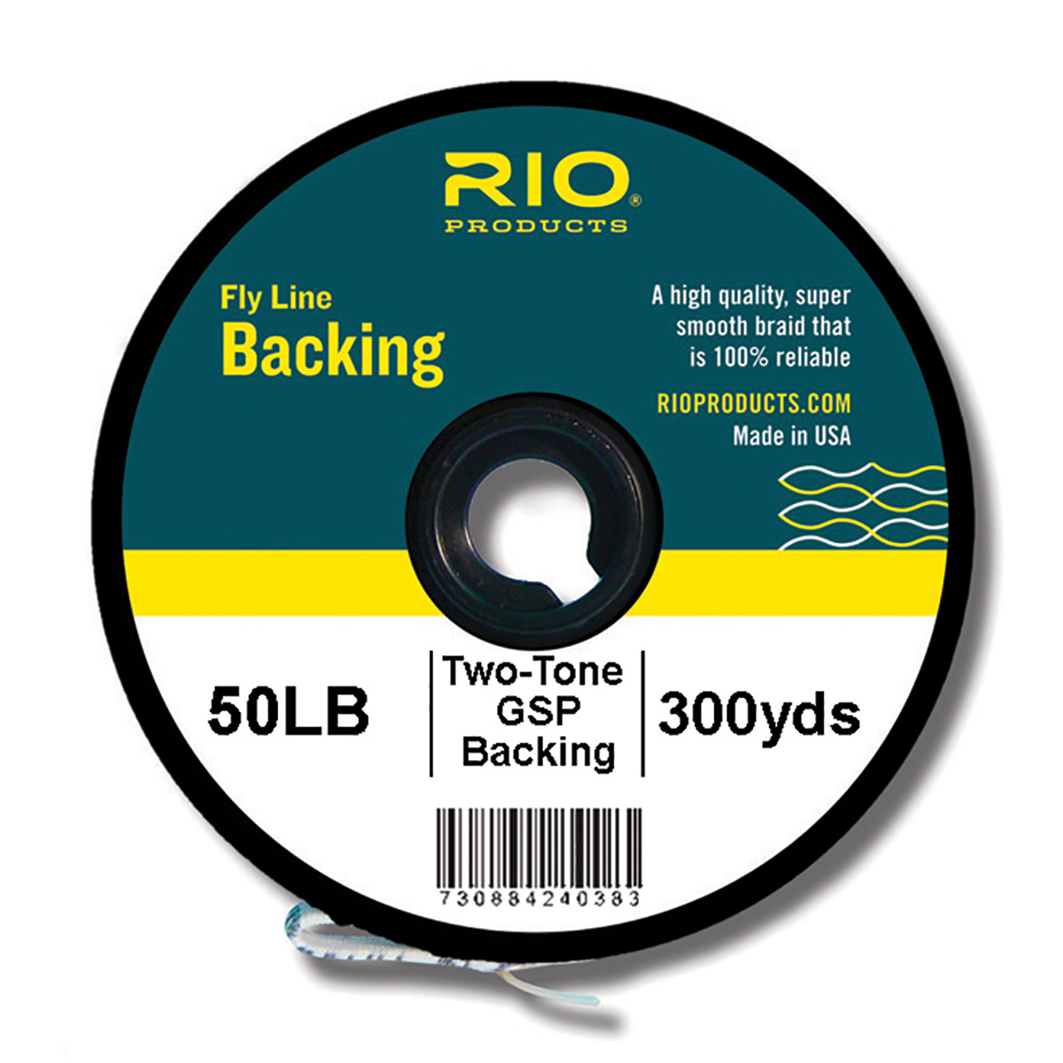RIO Color Change Red To Yellow 50lbs. Gel Spun Backing Fly Fishing Line