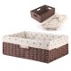 thumbnail image 4 of Cesta de almacenamiento de escritorio tejida a mano, organizador tejido de cuerda de papel, llaves, contenedor de artículos diversos para aperitivos, 4 of 8