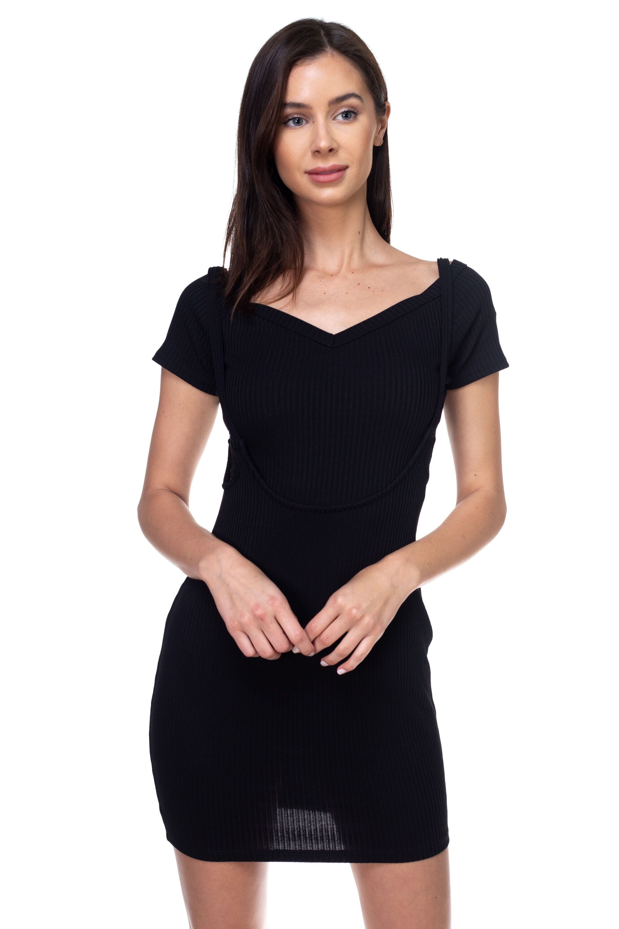 black dress suspenders