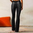 thumbnail image 4 of ABATAB Flare Legging Jeans for Women Stretchy High Waist Bell Bottom Jeans Bootcut Trendy Denim Trousers with Pockets, 4 of 7