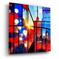 thumbnail image 2 of Epic Art 'New York 6' by Ray Heere, Acrylic Glass Wall Art, 24"x24", 2 of 8