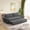 Gray, variant on EHANCIS 73.2" Futon Queen Size Sofa Bed, 3-in-1 Convertible Pull Out Sleeper Sofas with Cushion Armrest Pillows, Velvet Loveseat Couch for Living Room, Bedroom, Apartment, Lounge, Pink