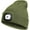 Army Green, variant on Unisex Beanie Hat with The Light, Gifts for Women Men Dad Father, USB Rechargeable LED Headlamp Cap