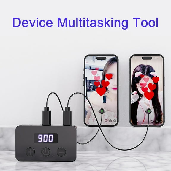 SUSUchens Auto Clicker Mobile Phone Connector Speed Adjustable Low Noise Design Easy to Use Cellphone Auto Clicker Accessories Style A