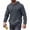 001_Dark Gray, variant on Mens Hoodies Long Sleeve Waffle Knit Textured Hooded Sweatshirt Fashion Drawstring Loose Fit Pullover Plain Fall Winter Streetwear