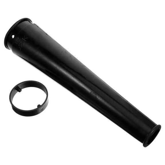 Topbathy Sturdy Black Rubber Blower Tube Extension Hose for Air Blower Lawn Mower Use