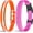 Orange&Pink, variant on Paipaitek Shock Collar Replacement Strap, Reflective Adjustable Dog Replacement Collars Straps for remote trainer for dogs Sportdog shock collar Replacement shock collar strap