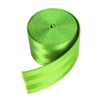 MTP 2" x 5 Yards Seat-Belt Neon Green Polyester Webbing Strap Repair 3 Panel 2500 lbs Heavy Duty Backpack