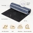 thumbnail image 5 of Round Area Rugs 4Ft, Navy Blue Stripes Non-Slip Washable Circle Rugs Carpet, Vintage Rustic Simple Lines Pattern Indoor Outdoor Rug Floor Mats Throw Runner for Bedroom Living Room Bathroom, 5 of 6