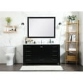 thumbnail image 6 of 60 inch single bathroom vanity in black, 6 of 8