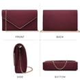thumbnail image 3 of Dasein Women Evening Bag/Clutch Formal Party Clutch Wedding Purses Cocktail Prom Clutches, 3 of 7