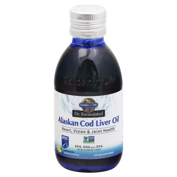 Garden of Life Dr. Formulated Alaskan Cod Liver Oil Lemon 200 ml