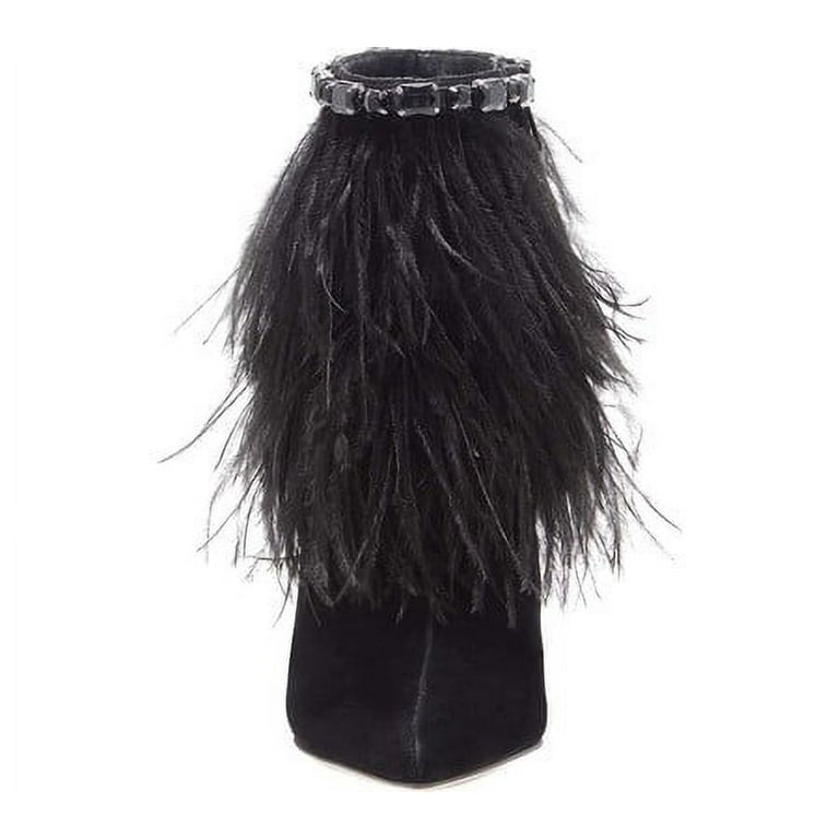 Jessica simpson piume feather booties top