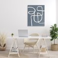 thumbnail image 4 of Stupell Industries Contemporary Freeflow Line on Blue Canvas Art, 30 x 40, by Nina Blue, 4 of 8