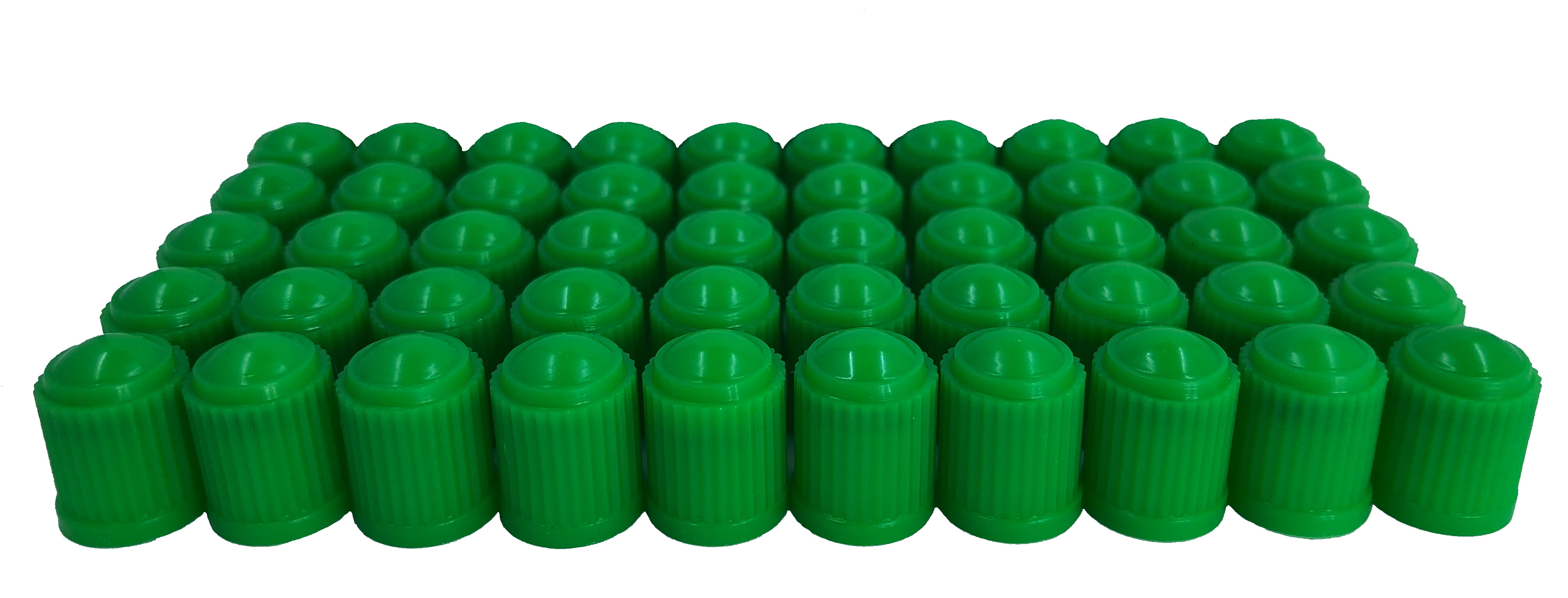 Pack Of 50 Green Valve Stem Caps With Inner Seals For Nitrogen Filled pack-of-50-green-valve-stem-caps-with-inner-seals-for-nitrogen-filled