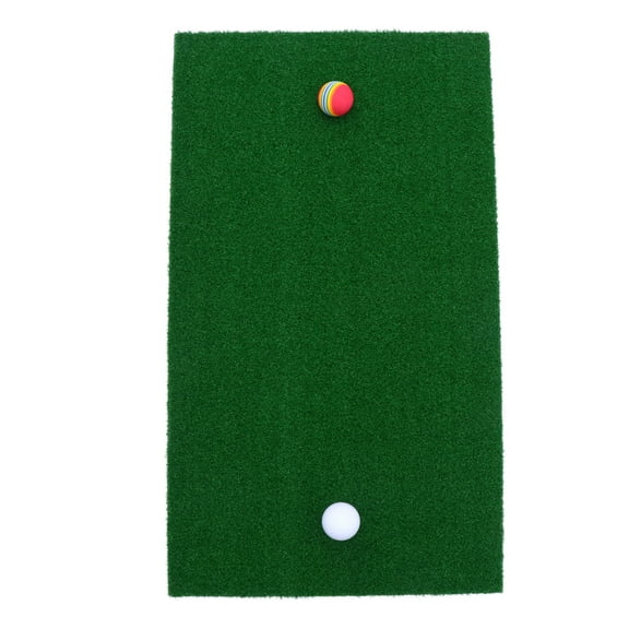 OUNONA  Putting Mat Golf Practice Net Simulators for Home Mini Green