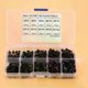 thumbnail image 4 of Kit surtido de 300 tornillos, pernos y tuercas hexagonales de cabeza abombada, grado 109, color negro, M3., 4 of 5
