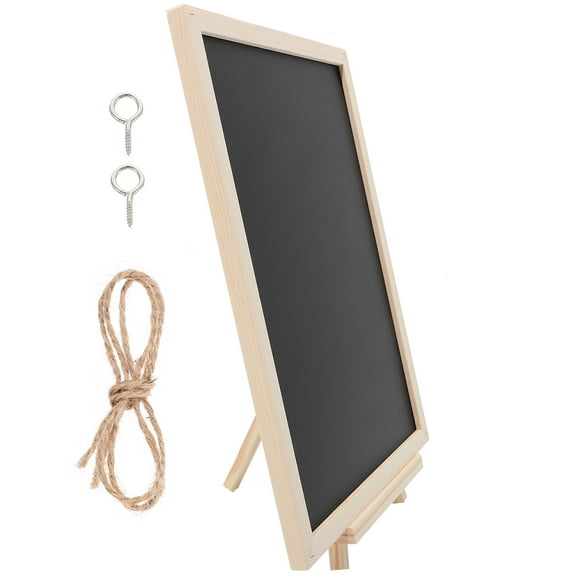 Masteelf Wood Cork Board for Display with Black Color Great for Small Spaces and Desk Use 1 Set
