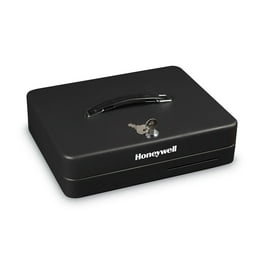 Deluxe Cash Security Box, 11.8 x 9.4 x 3.7, Steel, Black Deluxe Cash Security Box, 11.8 x 9.4 x 3.7, Steel, Black