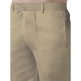 thumbnail image 4 of eloria Men's Premium Comfort Straight Fit Flat Front Dress Pant Pyjamas, Color: Dark Beige, Size : 44, 4 of 6