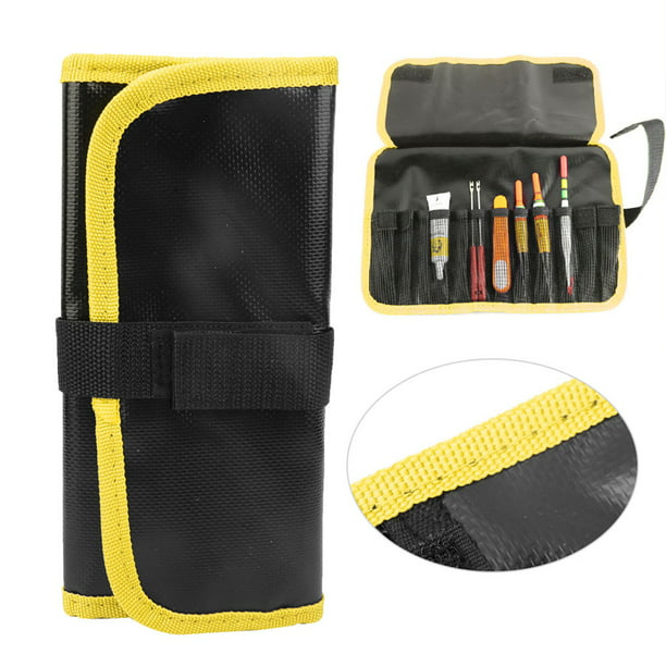 Lure Storage Bag, Portable Fishing Tackle Bag, Exquisite PVC Sea Fishing  For Fishing Lake Fishing Fishing Lover Yellow
